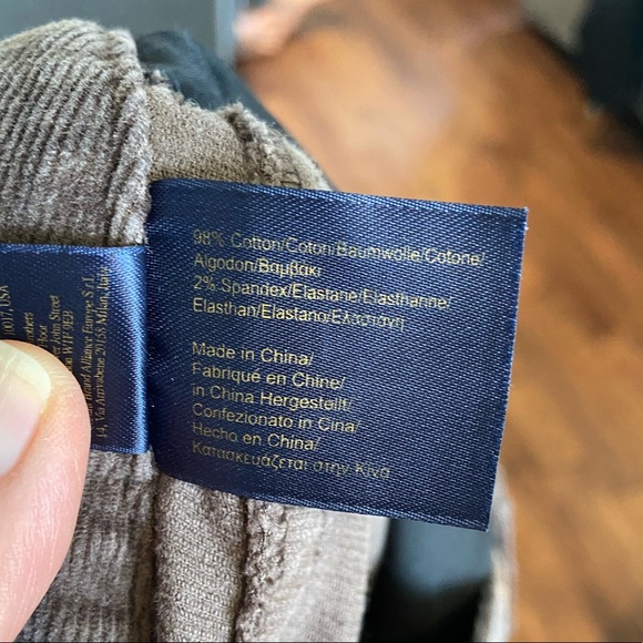 Brooks Brothers Mini Skirt Corduroy Brown Straight Skirt Size 2 - Picture 9 of 9